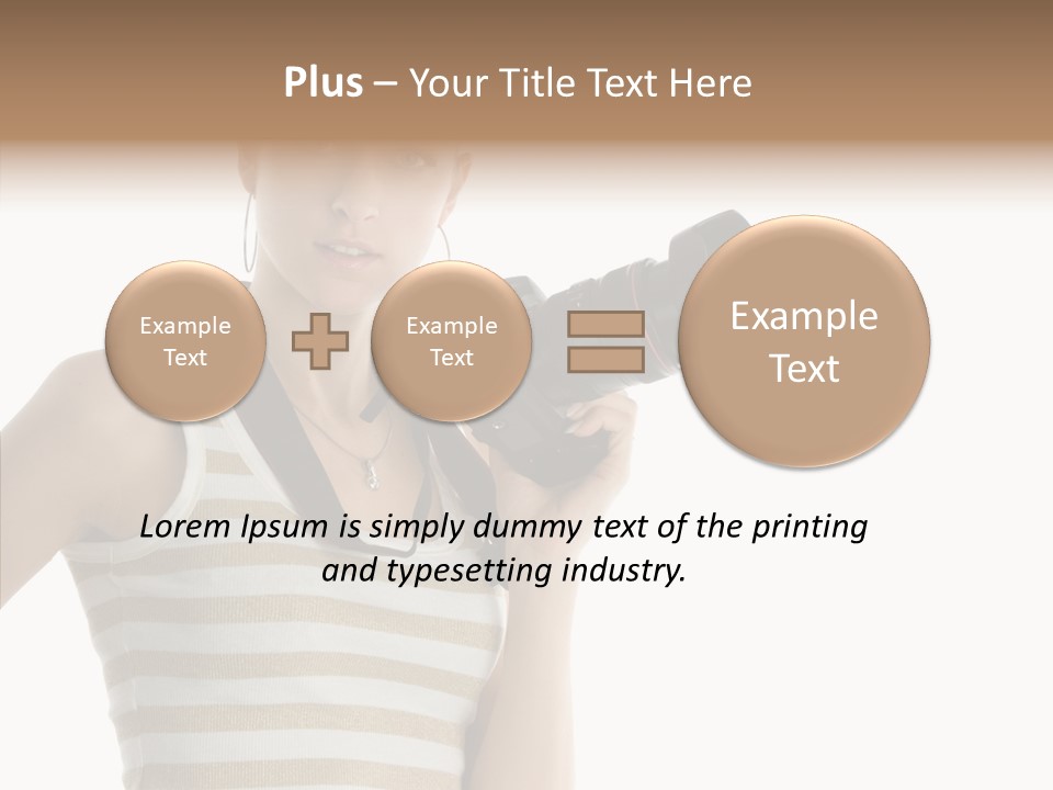 Clean Isolated Face PowerPoint Template