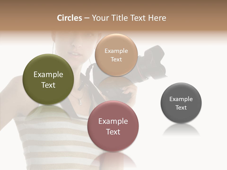 Clean Isolated Face PowerPoint Template