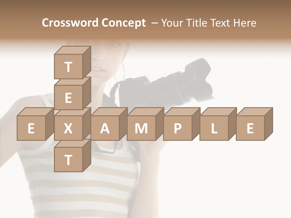 Clean Isolated Face PowerPoint Template