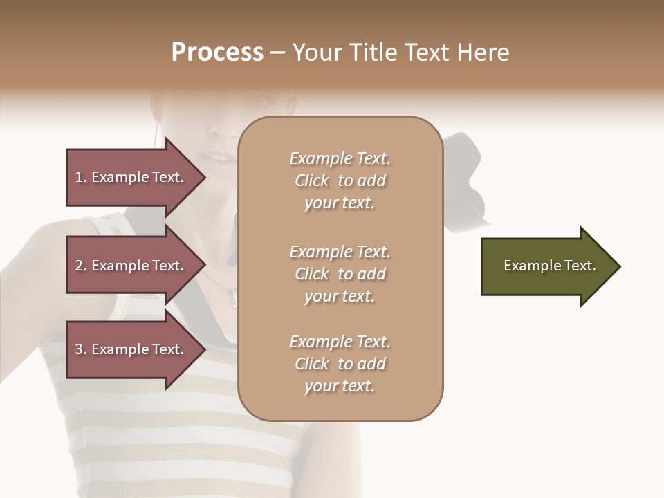 Clean Isolated Face PowerPoint Template