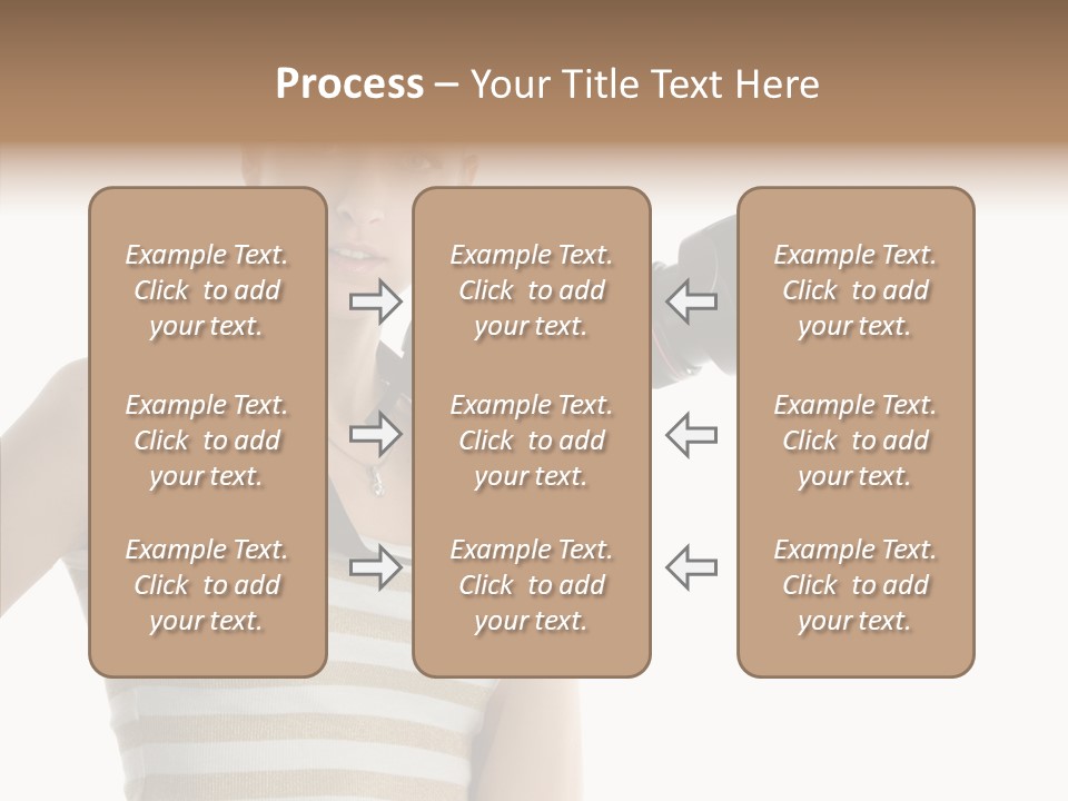 Clean Isolated Face PowerPoint Template