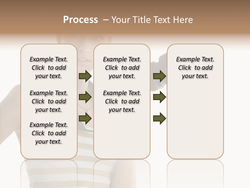 Clean Isolated Face PowerPoint Template