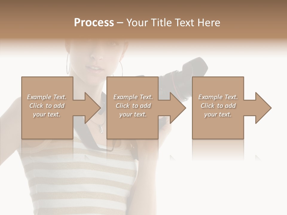 Clean Isolated Face PowerPoint Template