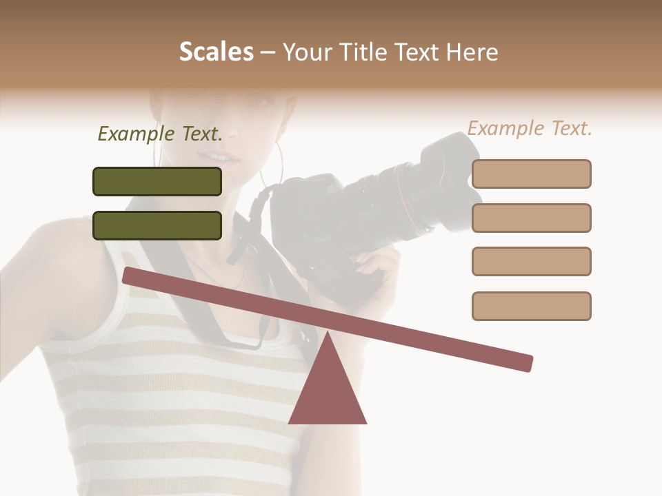 Clean Isolated Face PowerPoint Template