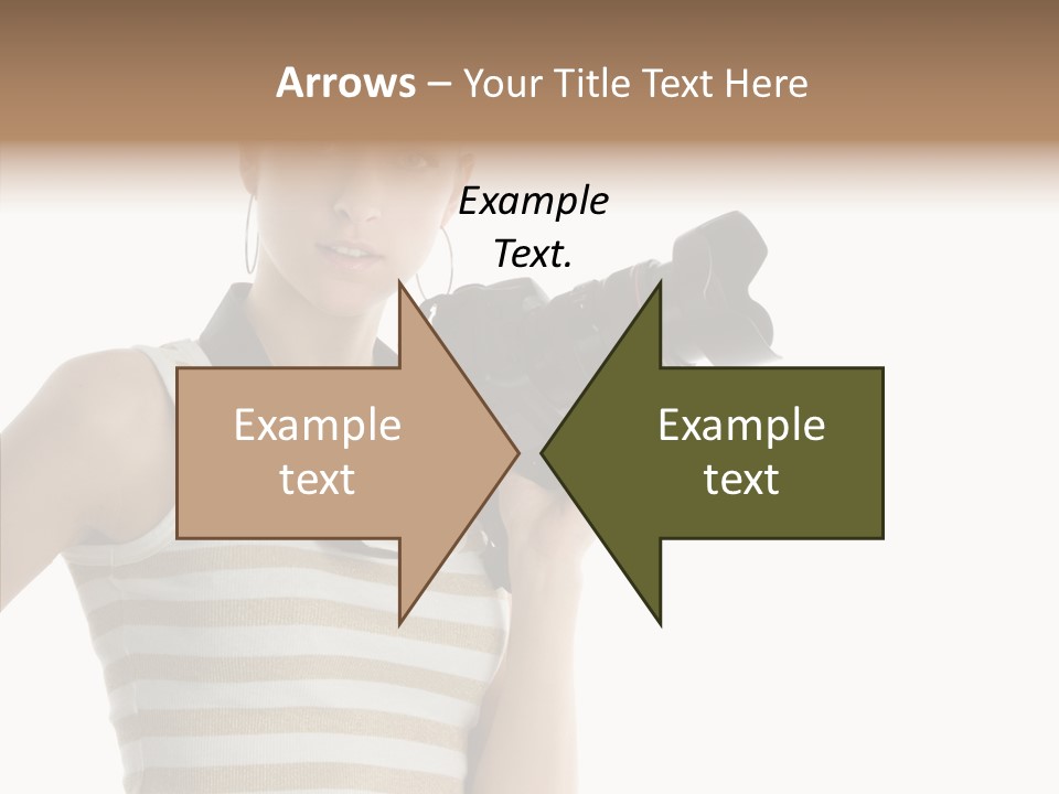 Clean Isolated Face PowerPoint Template