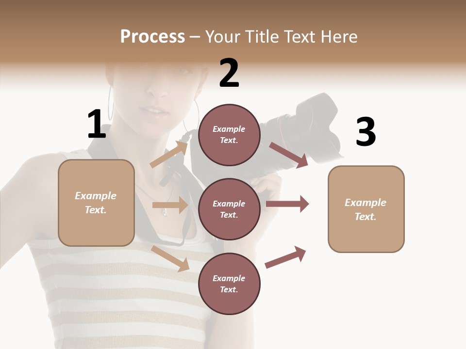 Clean Isolated Face PowerPoint Template
