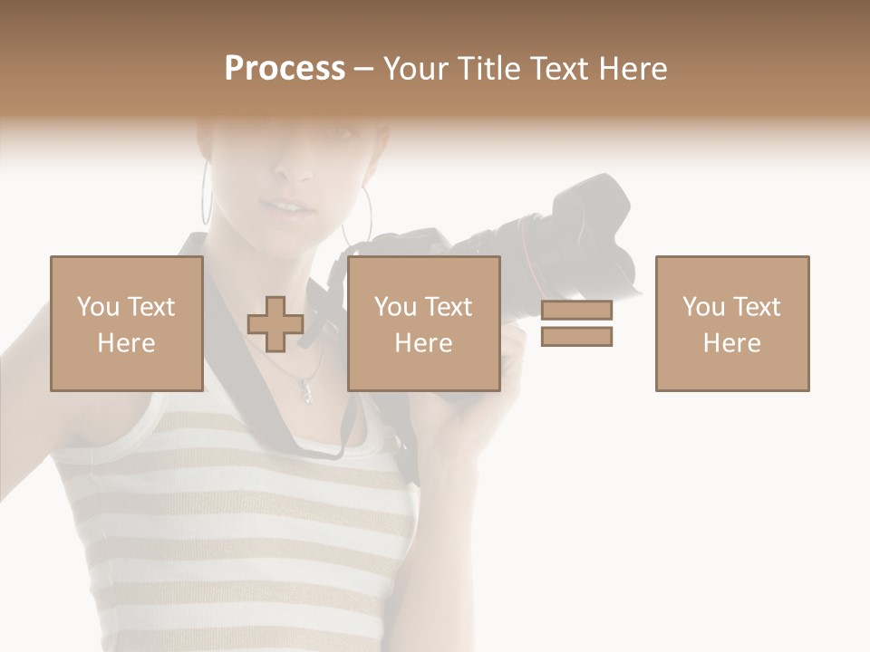 Clean Isolated Face PowerPoint Template