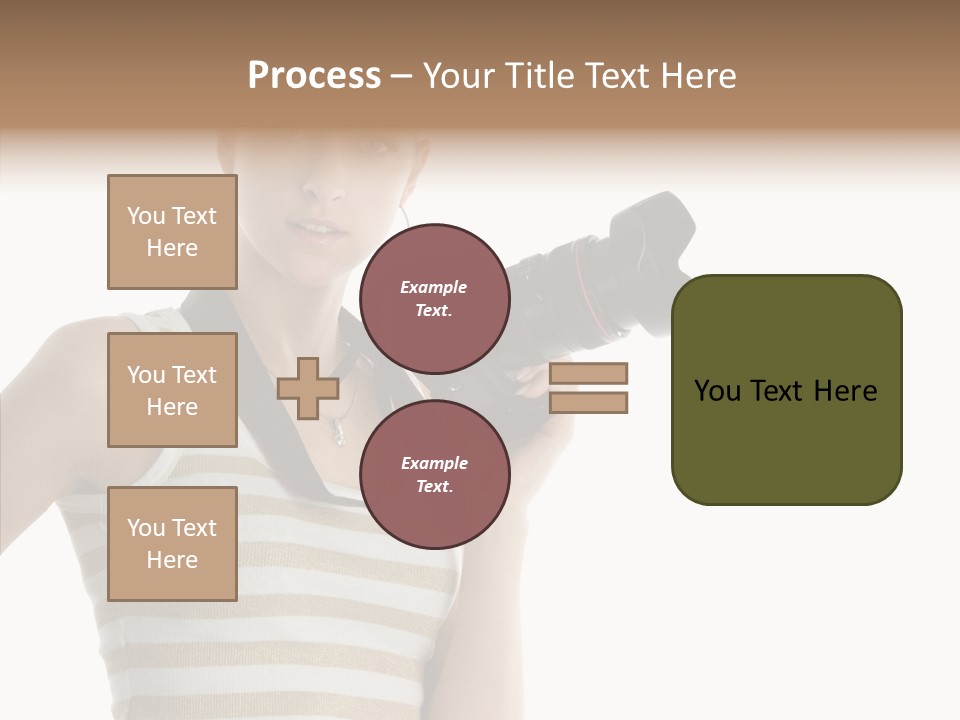 Clean Isolated Face PowerPoint Template