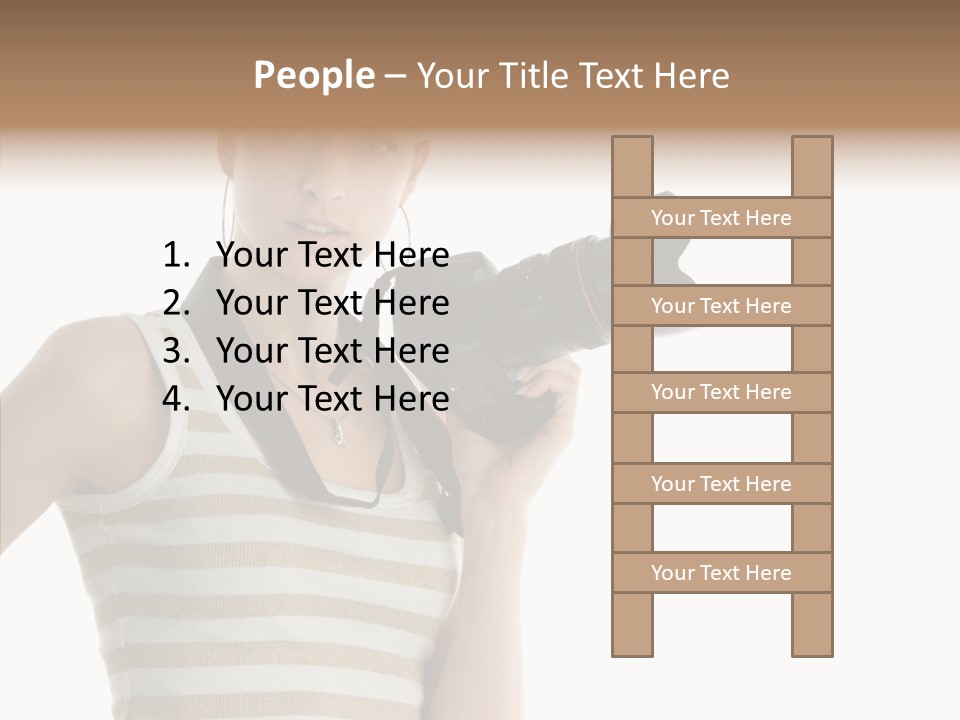 Clean Isolated Face PowerPoint Template