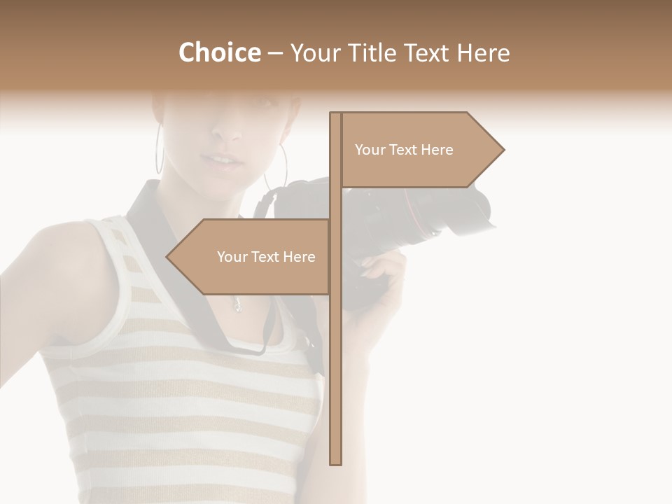 Clean Isolated Face PowerPoint Template