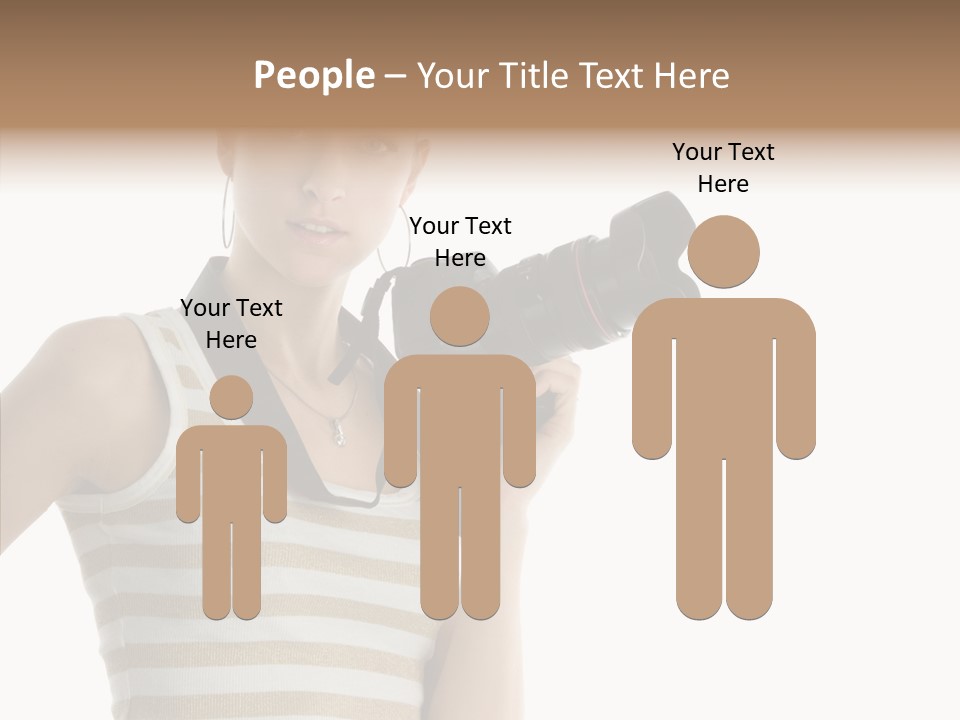 Clean Isolated Face PowerPoint Template