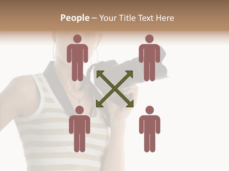 Clean Isolated Face PowerPoint Template