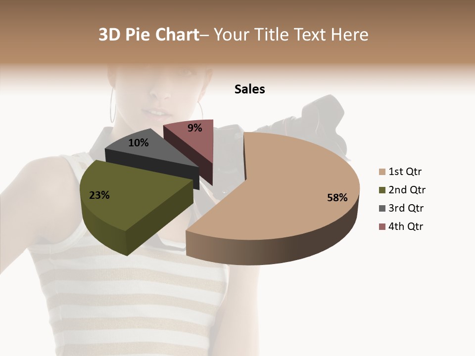 Clean Isolated Face PowerPoint Template