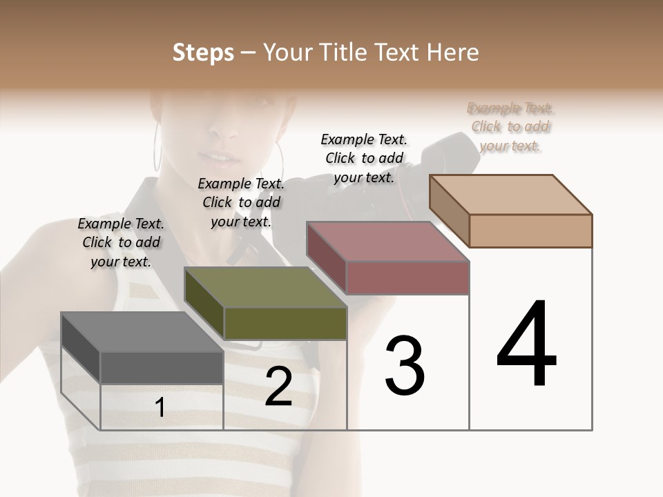 Clean Isolated Face PowerPoint Template