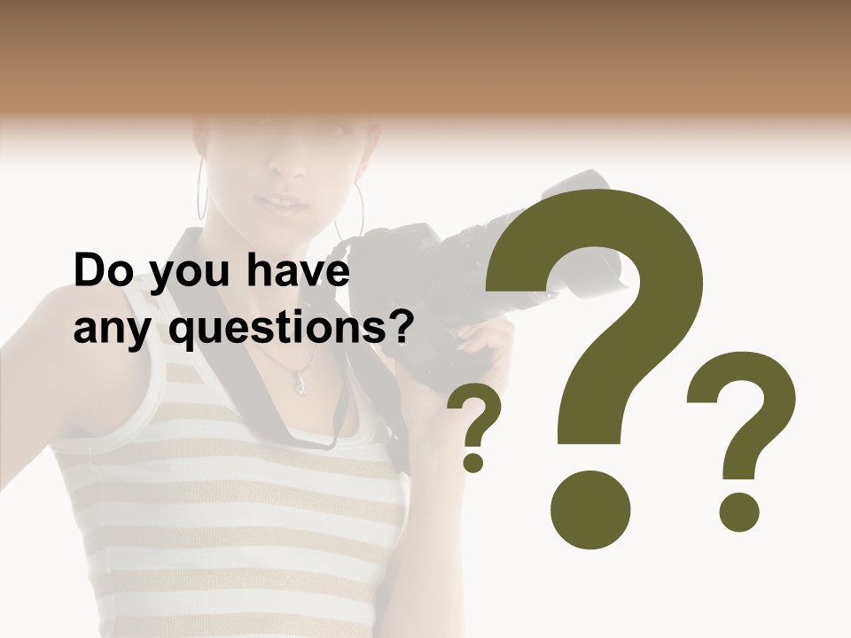 Clean Isolated Face PowerPoint Template