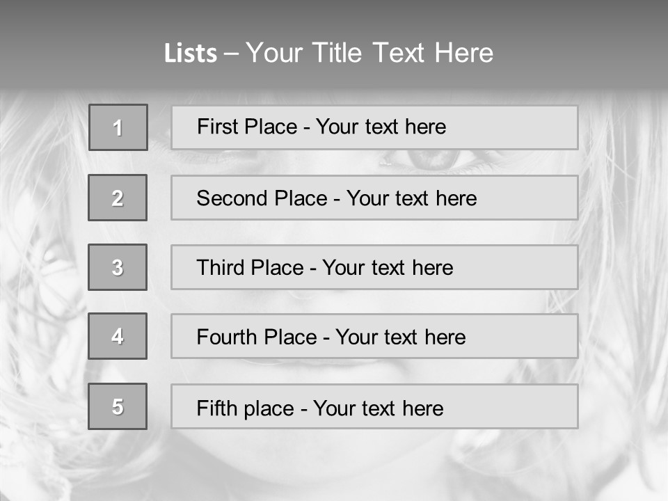Mouth Smile Person PowerPoint Template