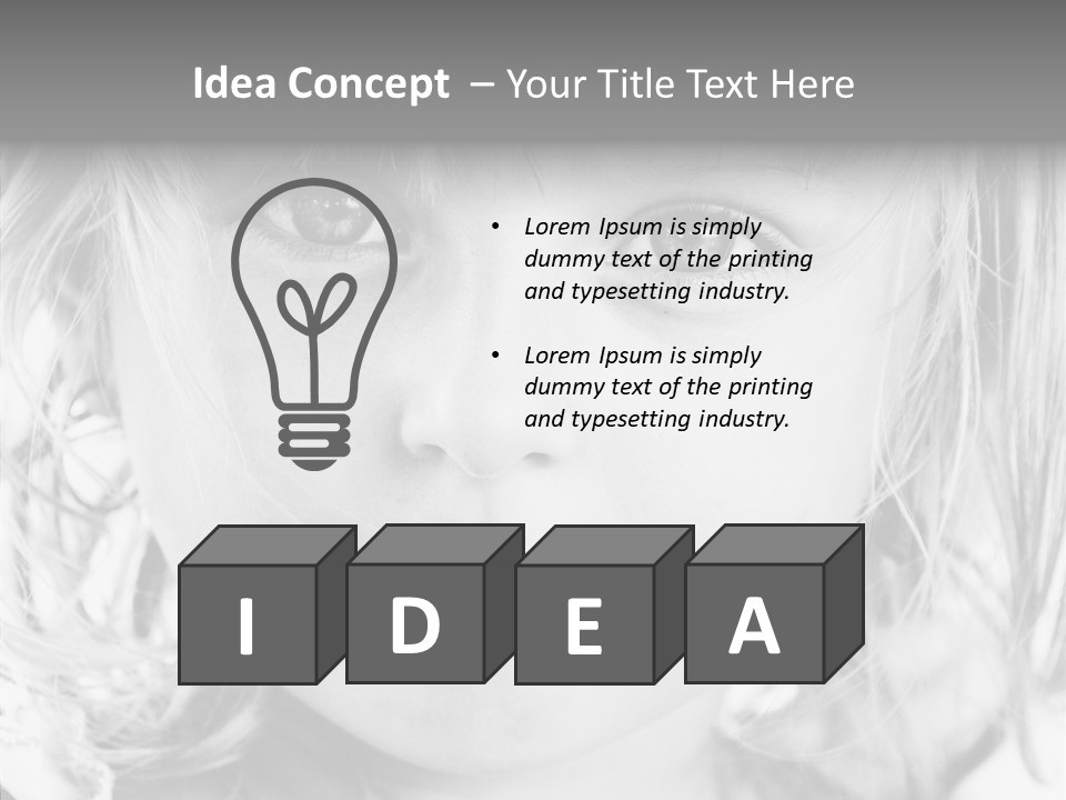 Mouth Smile Person PowerPoint Template