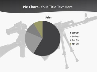 Submachine Rifle Bullet PowerPoint Template