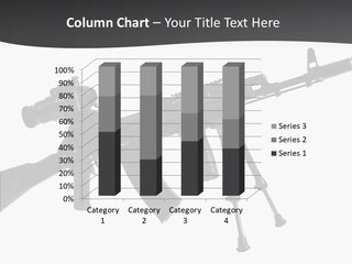 Submachine Rifle Bullet PowerPoint Template