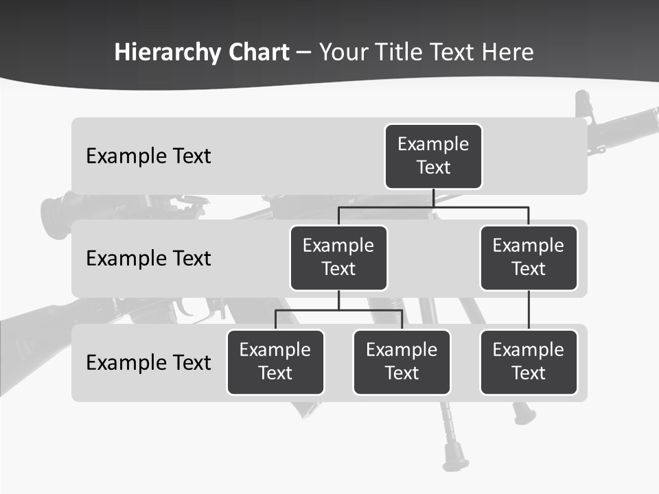 Submachine Rifle Bullet PowerPoint Template
