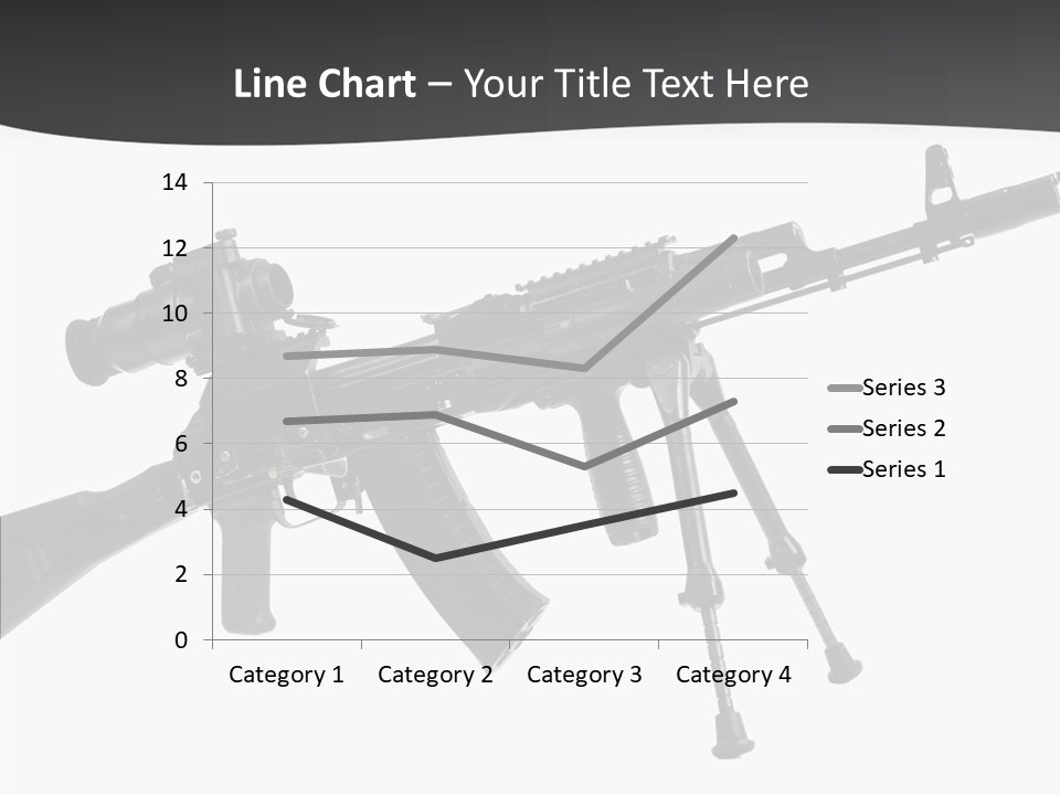 Submachine Rifle Bullet PowerPoint Template