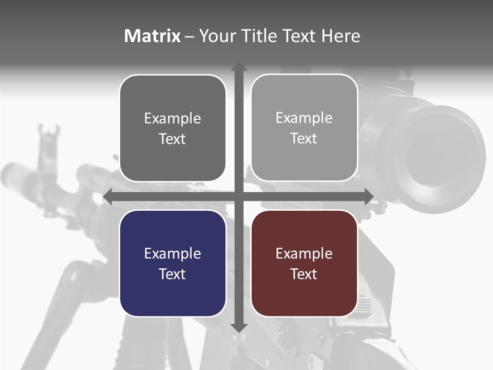 Ak  Sight Weapon PowerPoint Template