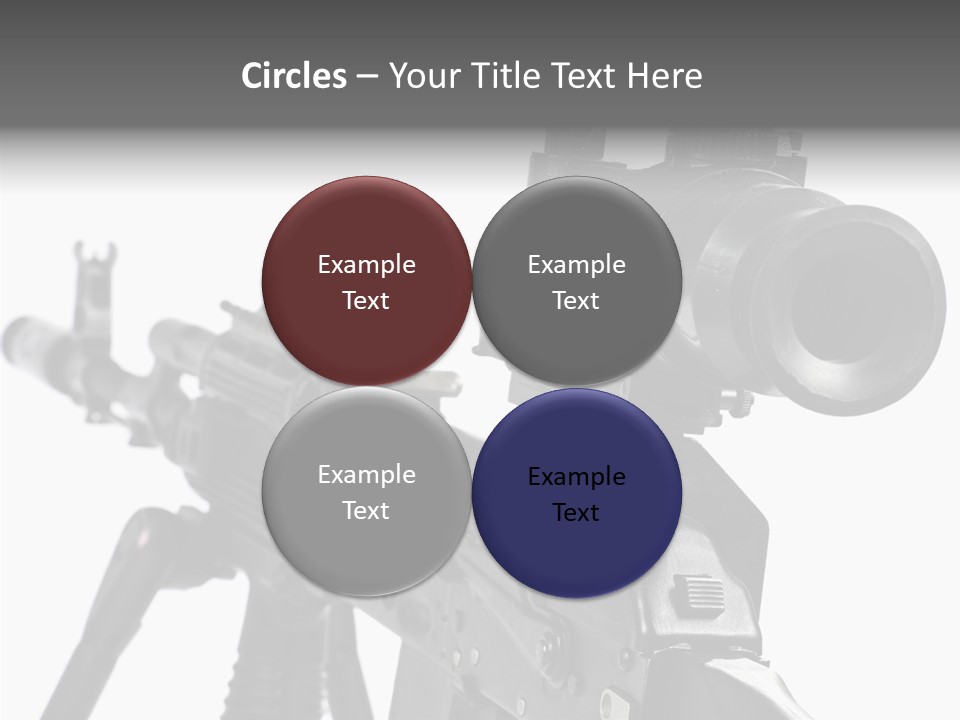 Ak  Sight Weapon PowerPoint Template