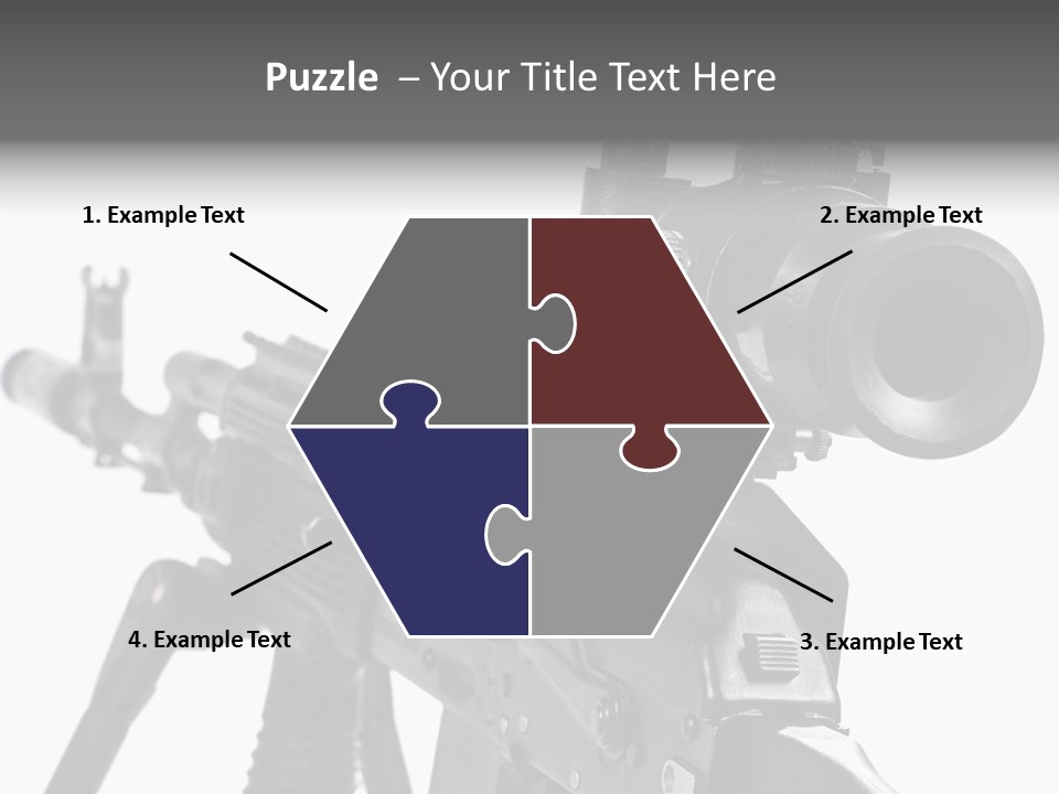Ak  Sight Weapon PowerPoint Template