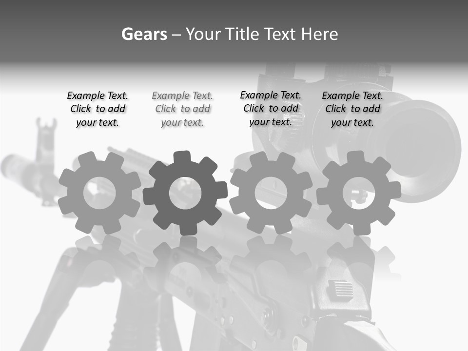 Ak  Sight Weapon PowerPoint Template