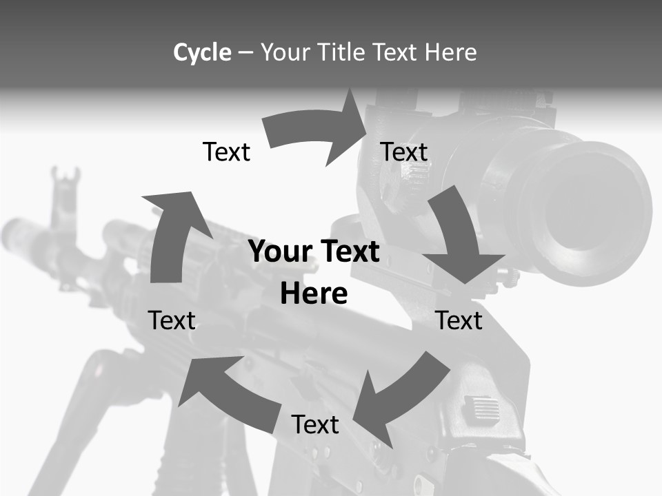 Ak  Sight Weapon PowerPoint Template