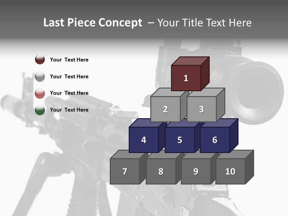 Ak  Sight Weapon PowerPoint Template