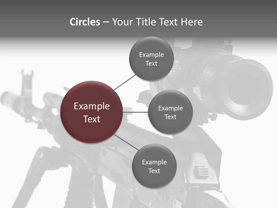 Ak  Sight Weapon PowerPoint Template