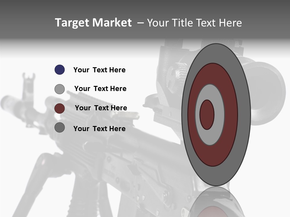 Ak  Sight Weapon PowerPoint Template