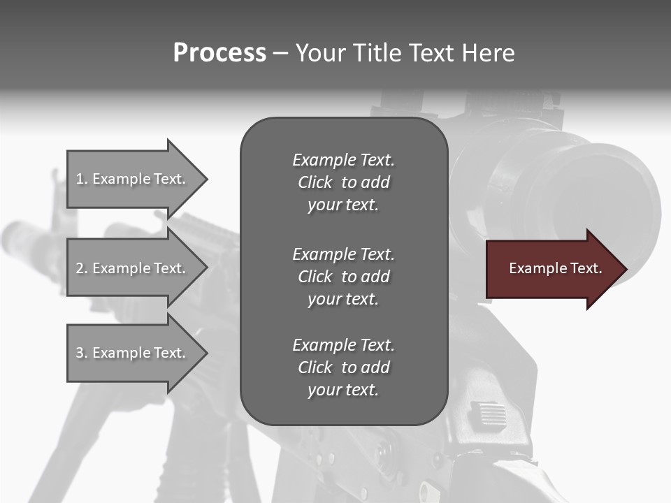 Ak  Sight Weapon PowerPoint Template