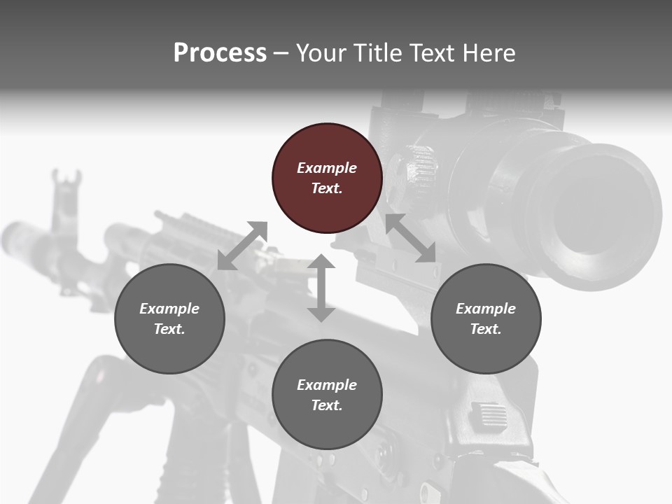 Ak  Sight Weapon PowerPoint Template