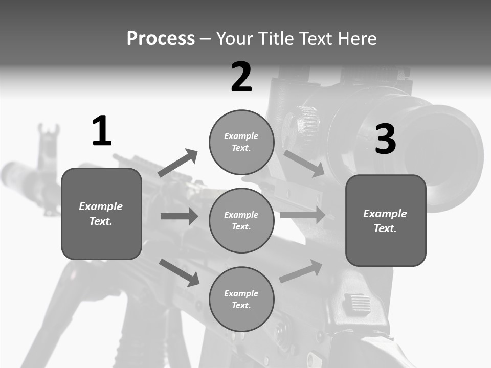 Ak  Sight Weapon PowerPoint Template