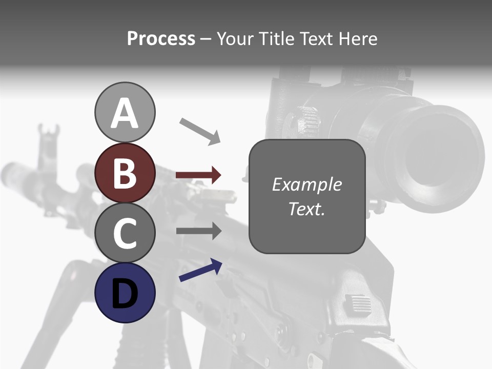 Ak  Sight Weapon PowerPoint Template