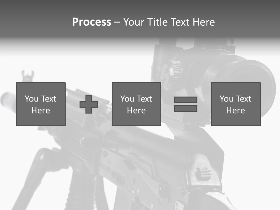 Ak  Sight Weapon PowerPoint Template