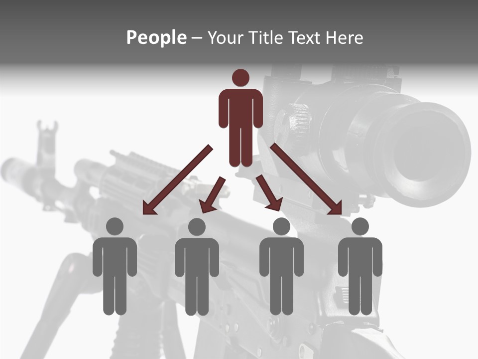 Ak  Sight Weapon PowerPoint Template