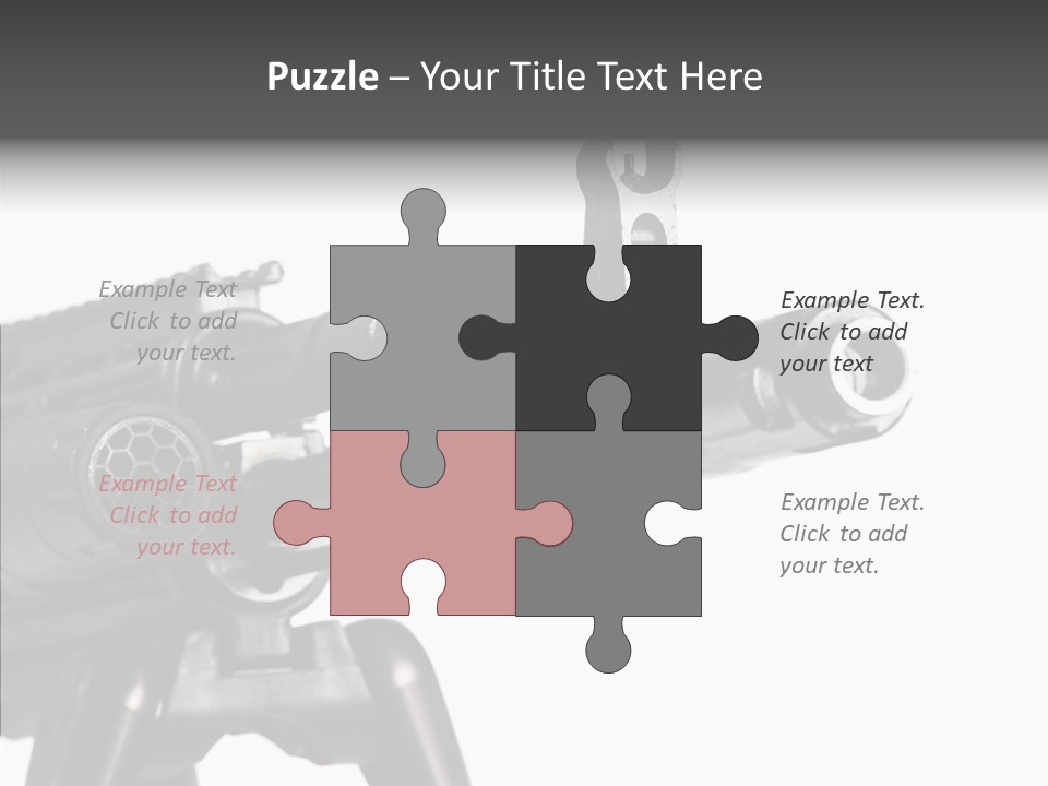 Kalashnikov Ak  Sight PowerPoint Template