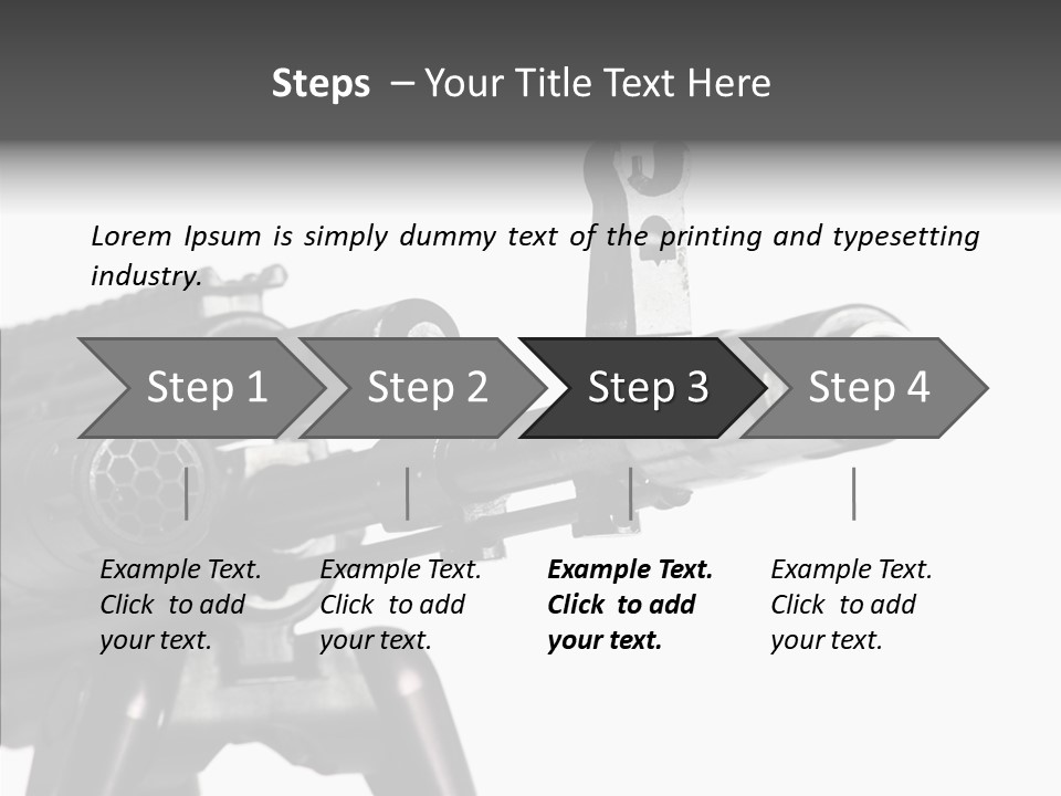 Kalashnikov Ak  Sight PowerPoint Template