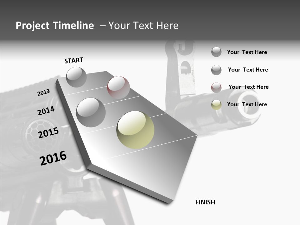 Kalashnikov Ak  Sight PowerPoint Template