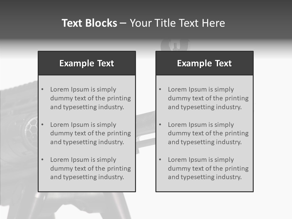 Kalashnikov Ak  Sight PowerPoint Template