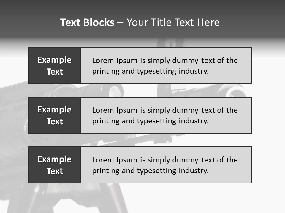 Kalashnikov Ak  Sight PowerPoint Template