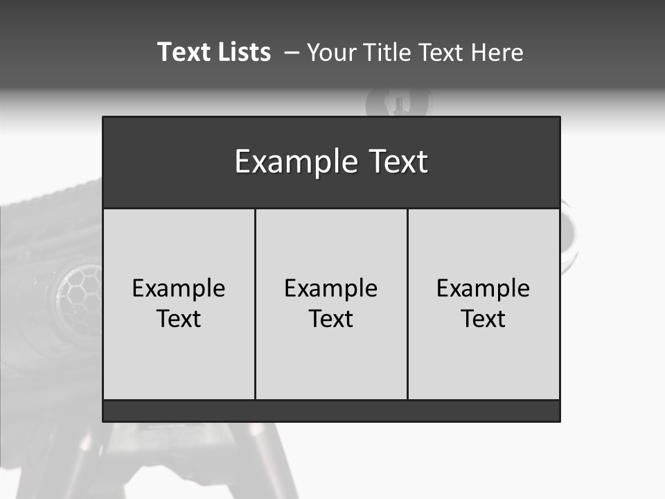 Kalashnikov Ak  Sight PowerPoint Template