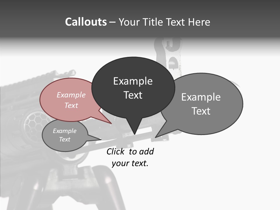 Kalashnikov Ak  Sight PowerPoint Template