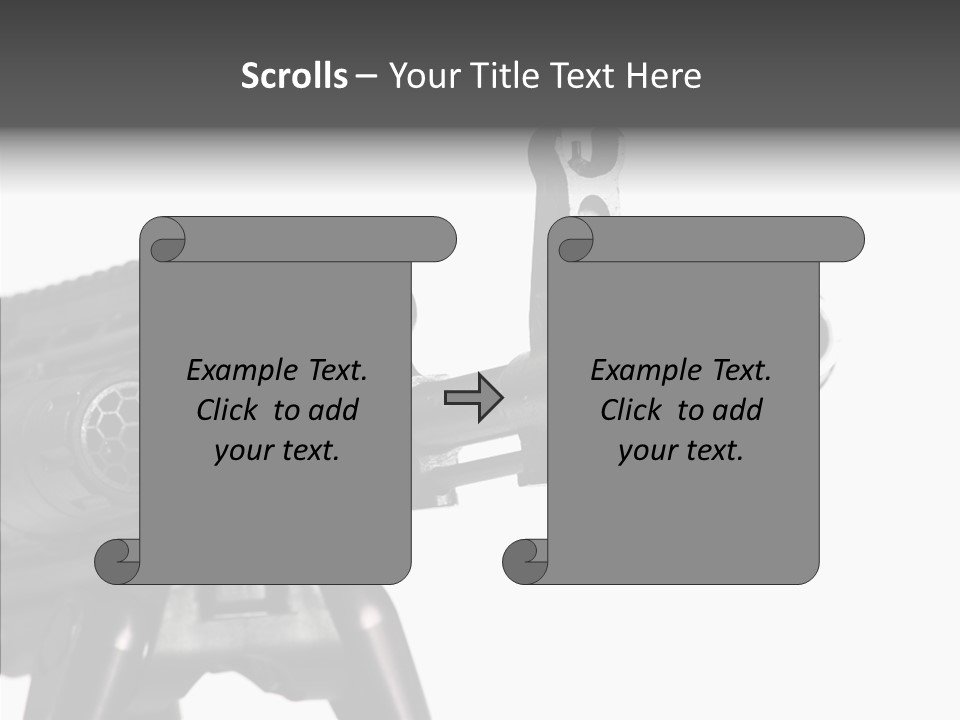 Kalashnikov Ak  Sight PowerPoint Template