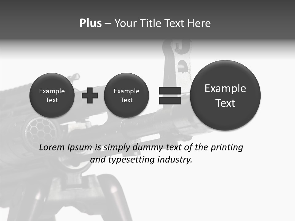 Kalashnikov Ak  Sight PowerPoint Template