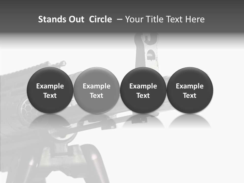 Kalashnikov Ak  Sight PowerPoint Template
