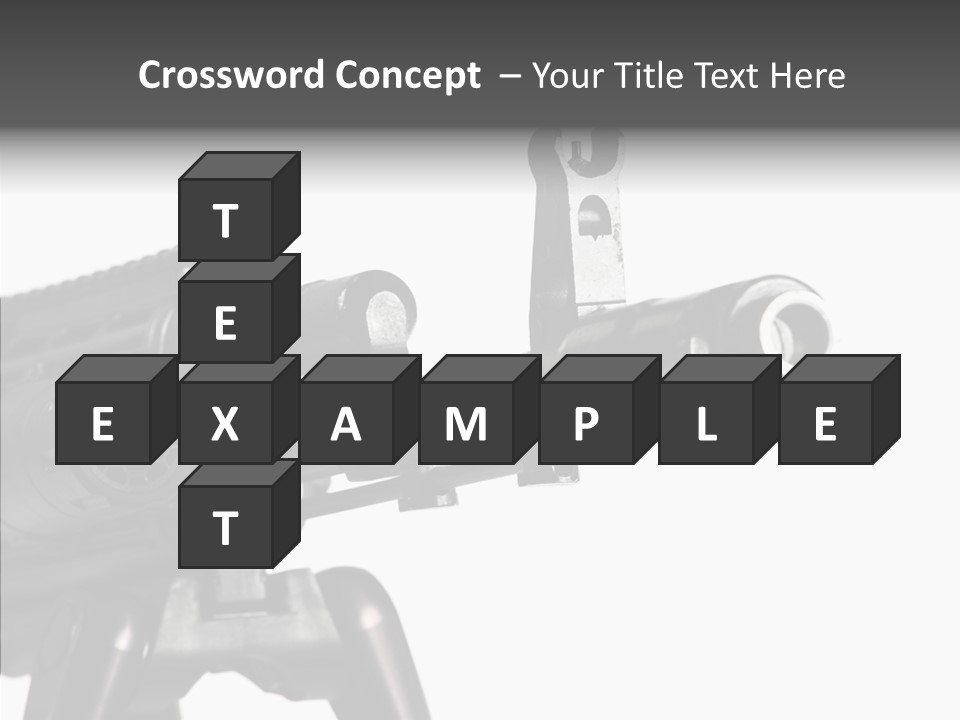 Kalashnikov Ak  Sight PowerPoint Template